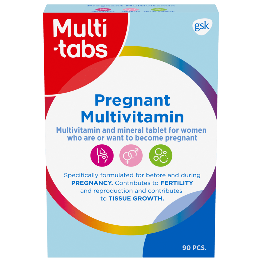 Pregnant Multivitamin Multivitamin kosttilskud til gravide Multitabs